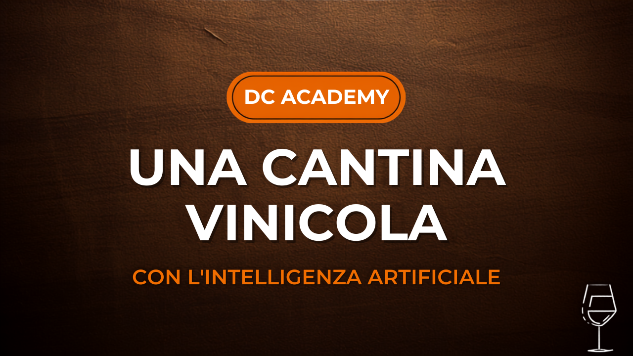 Una cantina vinicola con l'intelligenza artificiale