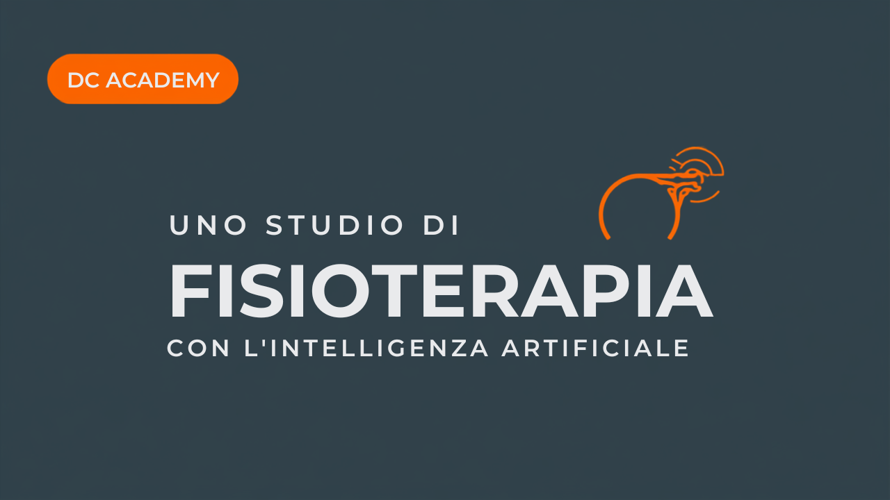 Fisioterapista con paziente, studio di fisioterapia con intelligenza artificiale
