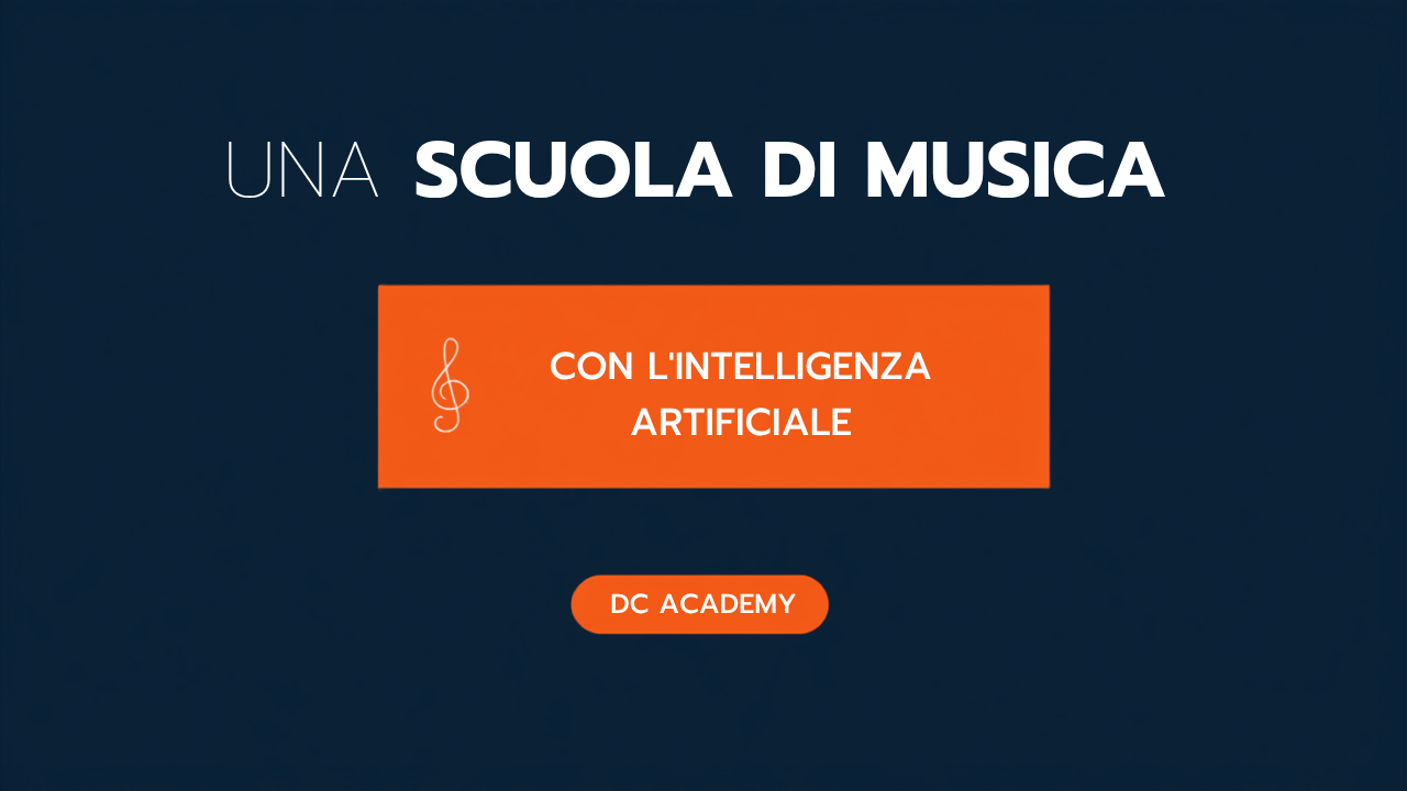 Una scuola di musica con l'intelligenza artificiale