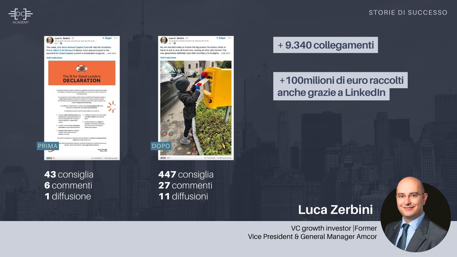 Consulenza LinkedIn Davide Caiazzo testimonianze