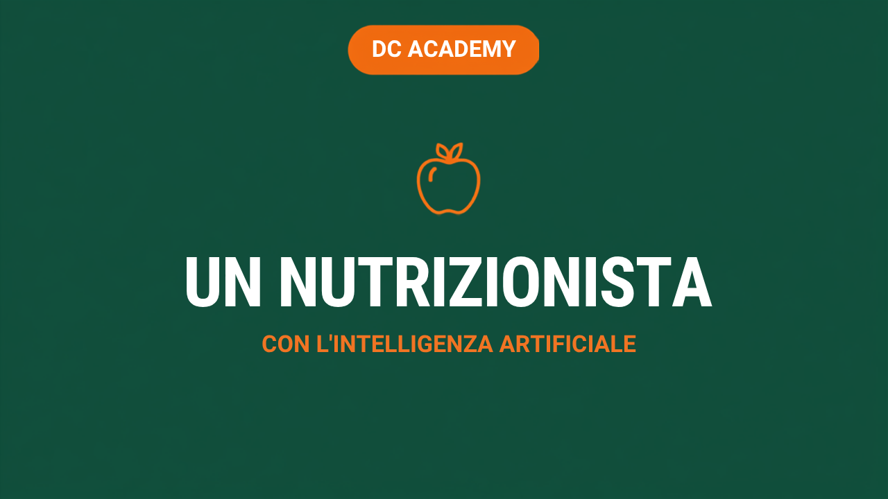 Un nutrizionista con l'intelligenza artificiale
