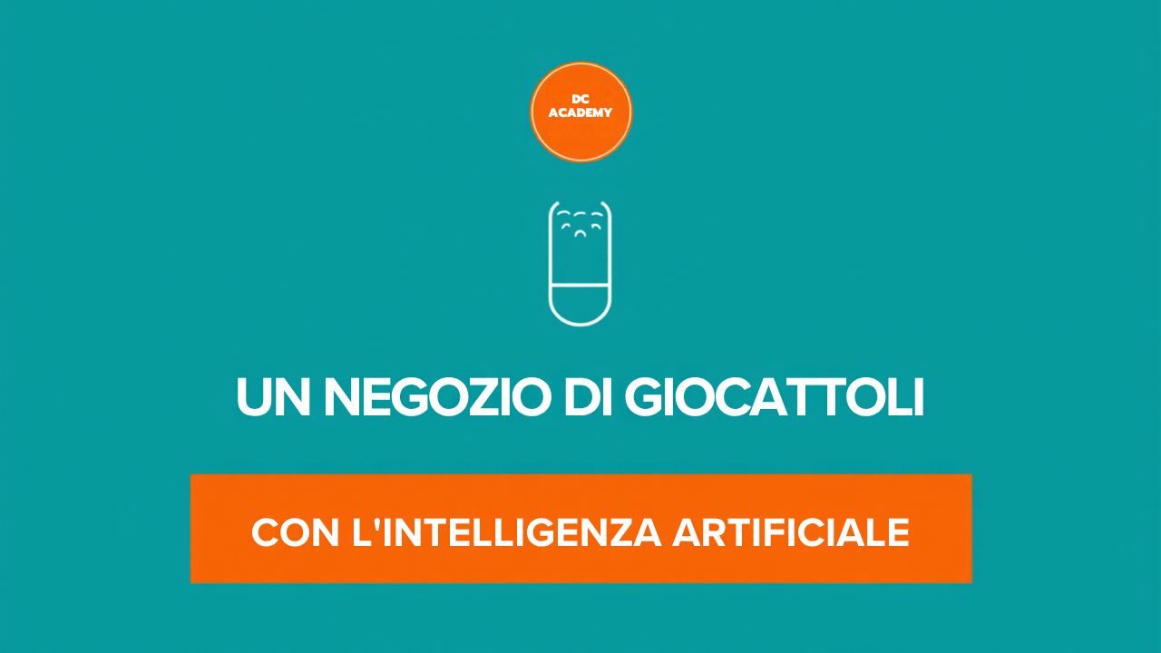 Un negozio di giocattoli con l'intelligenza artificiale
