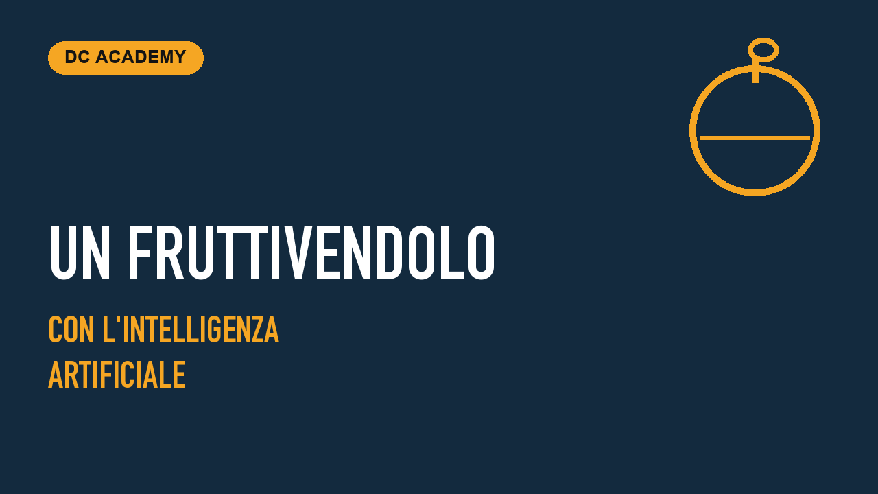 Un fruttivendolo con l'intelligenza artificiale