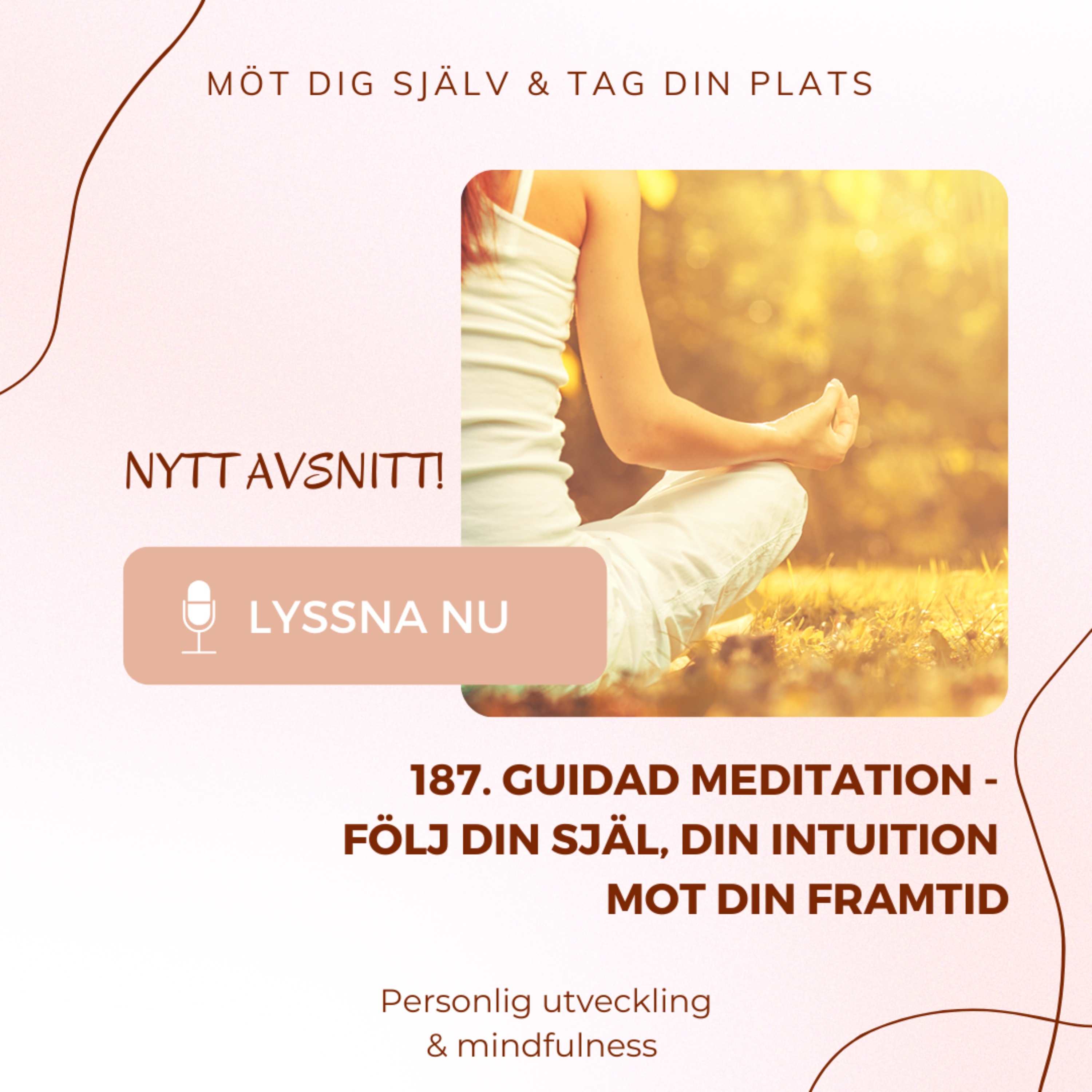 187. Guidad meditation - följ din själ, din intuition till din framtid episode artwork