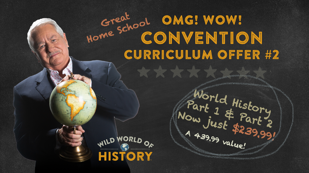 World History - home school convention banner