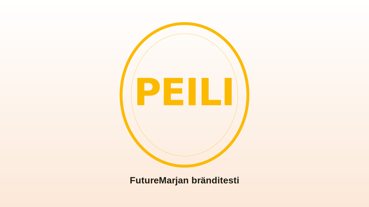 Peili futuremarjan bränditesti