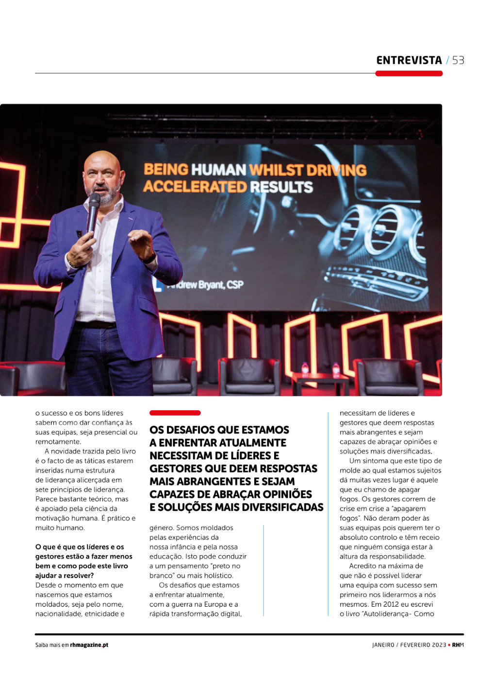 Andrew Bryant featured in Lisbon Media