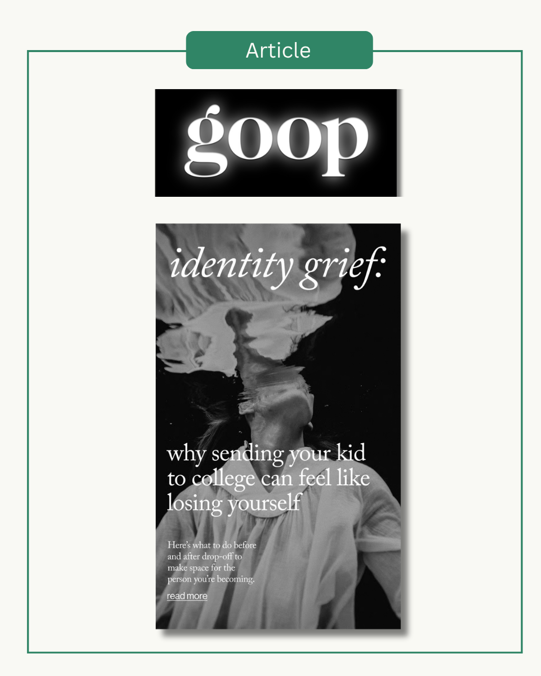 how to process a hard year goop Abbie Schiller