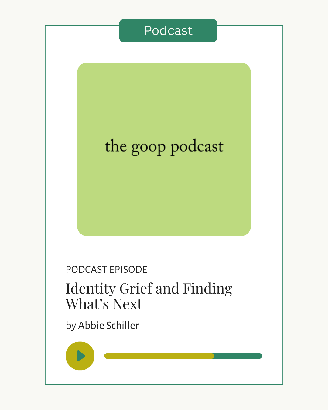 how to process a hard year goop Abbie Schiller