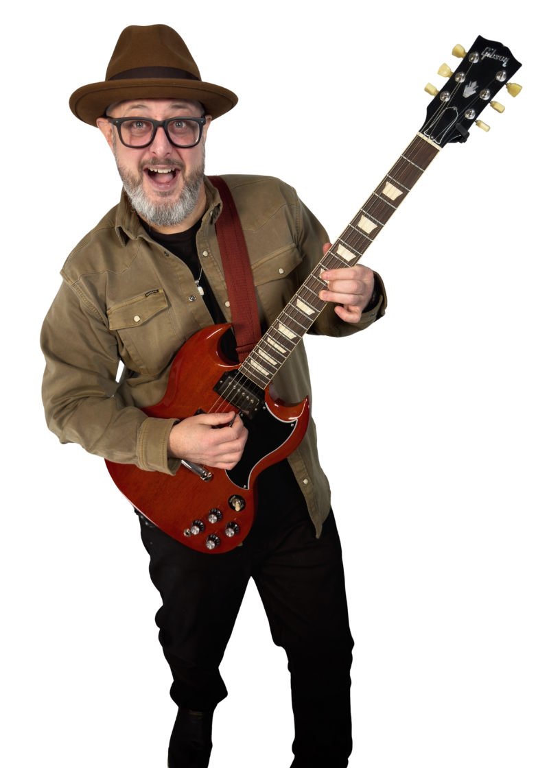 Marty Schwartz with guitar