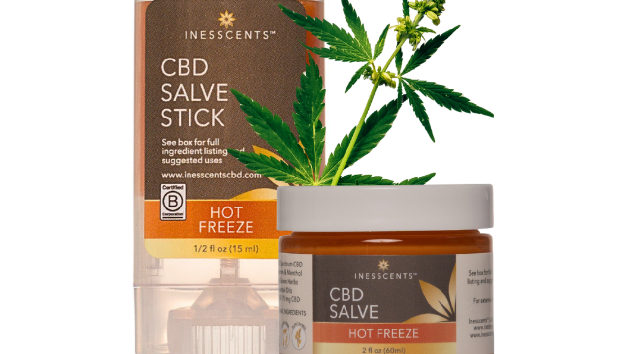 CBD Salve - travel sick and 2oz jar