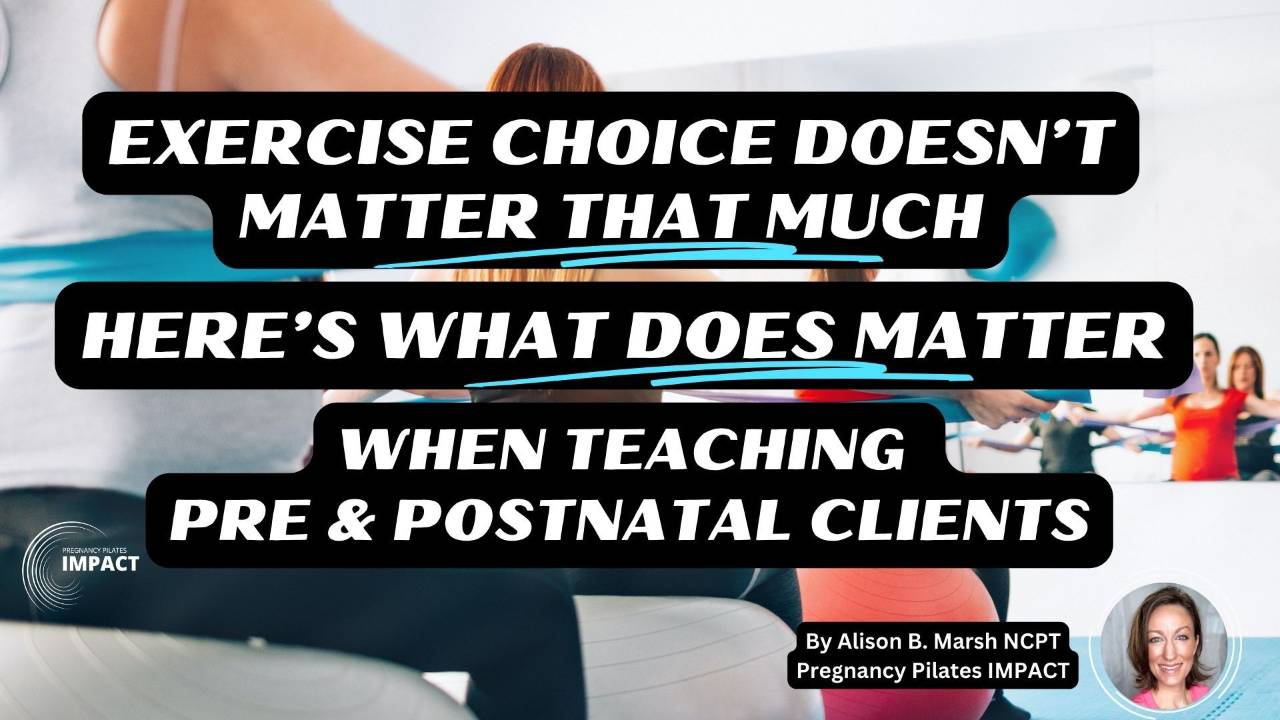 Empower Your Pre Postnatal Pilates Clients With Expert Modifications