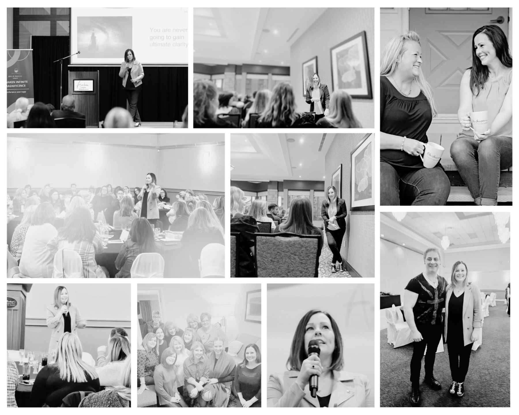 Amber Price, Clarity & Wellness Practitioner collage of appearances