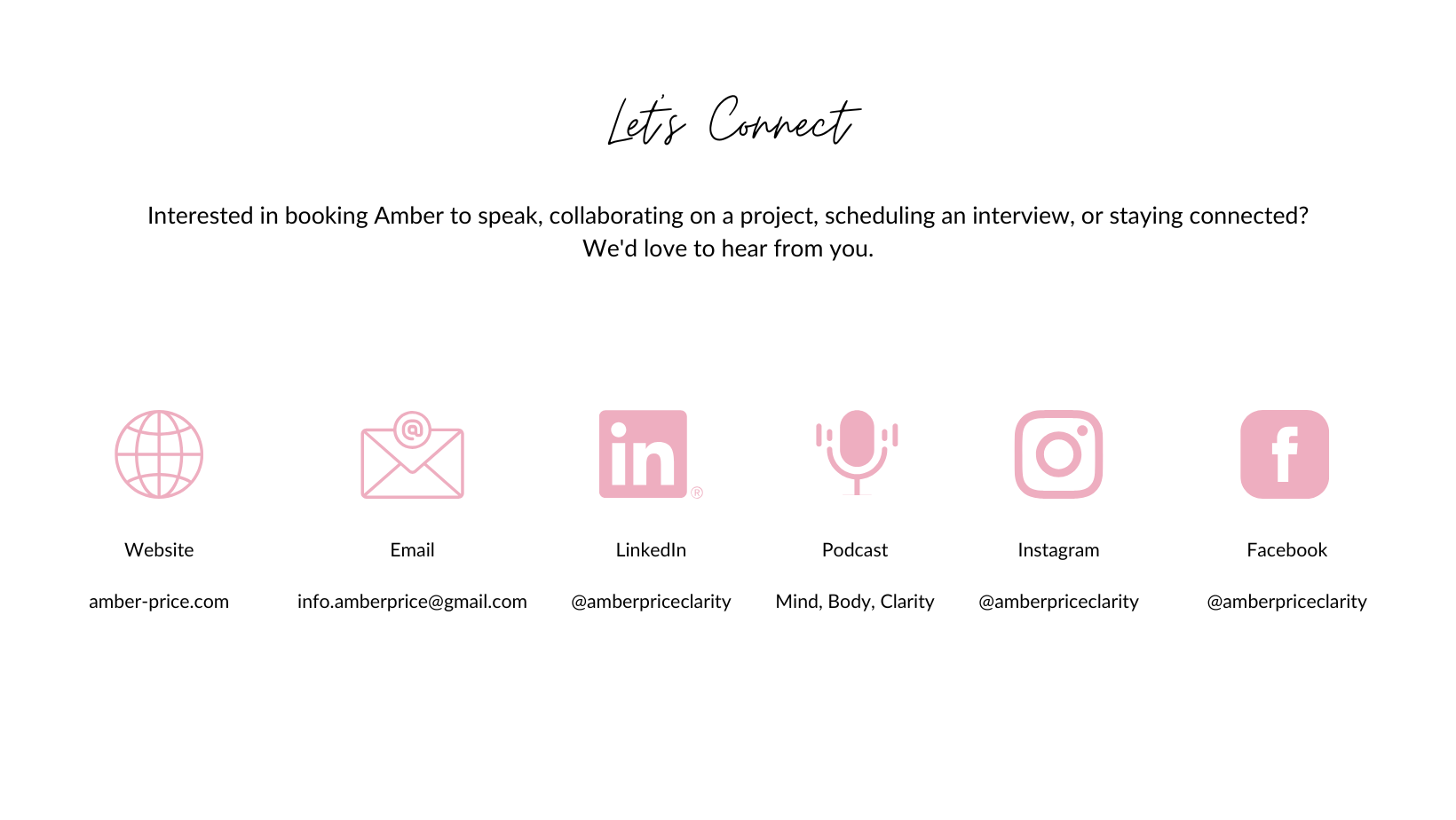 Social Media Icons, Instagram, Facebook, e-mail