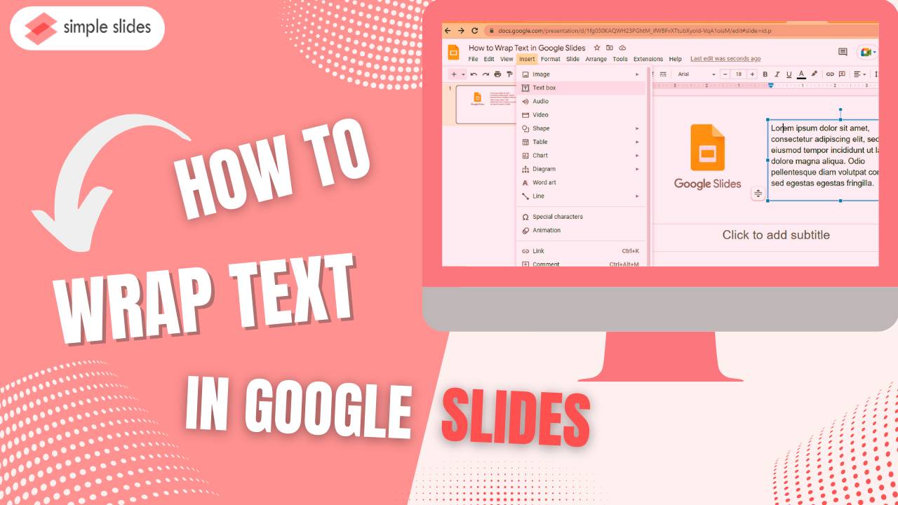 How To Wrap Text In Google Slides Quickly And Easily