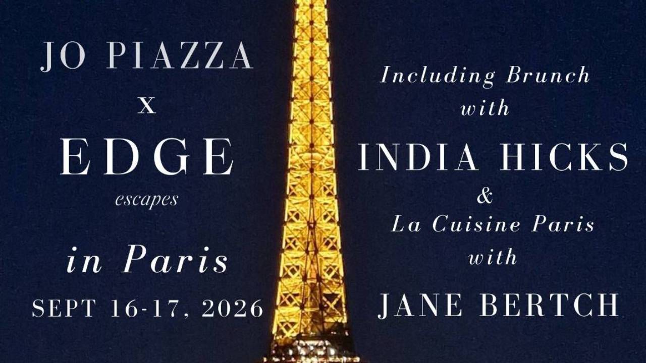 Jo Piazza and India Hicks in Paris
