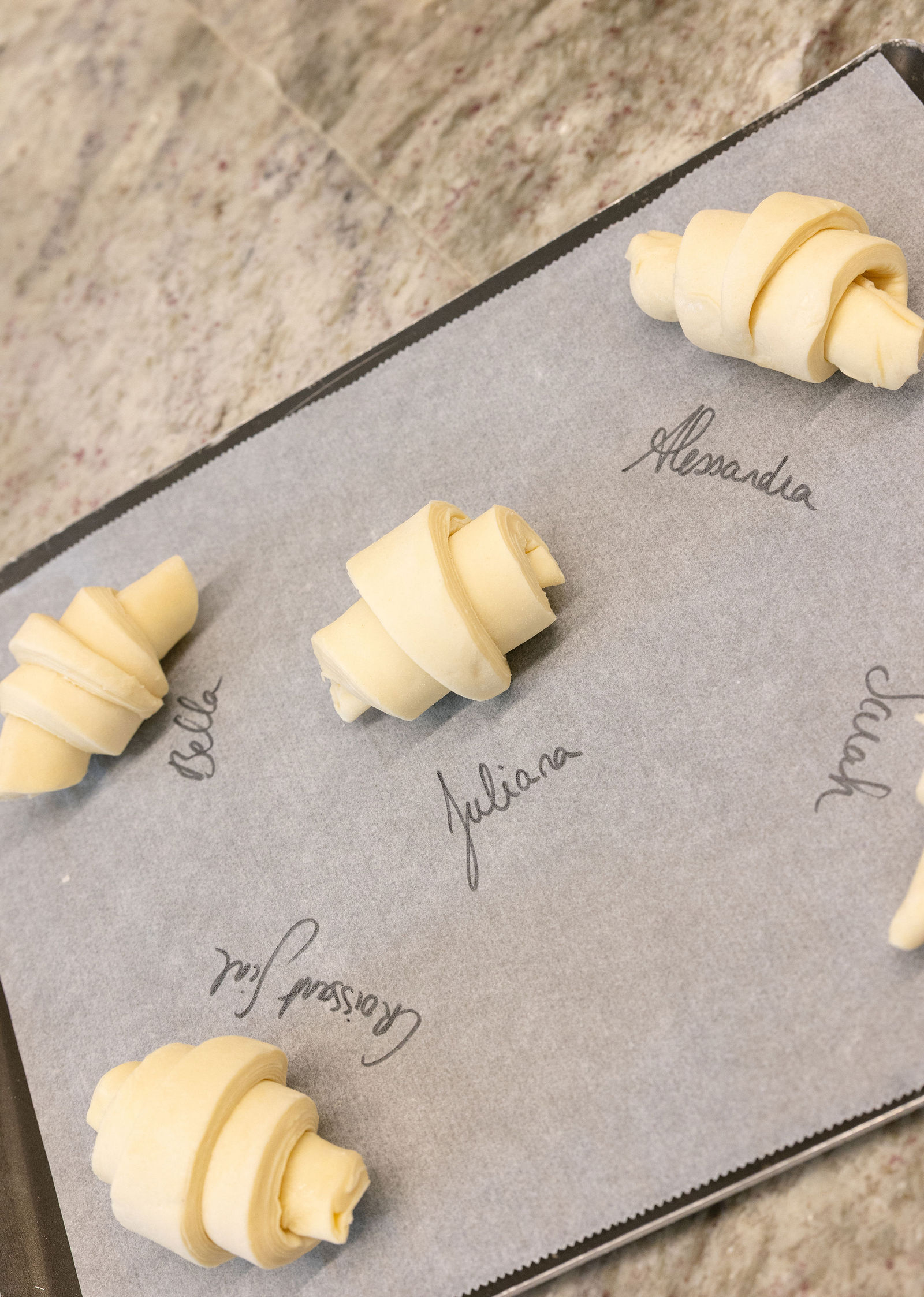 A croissant class in Paris