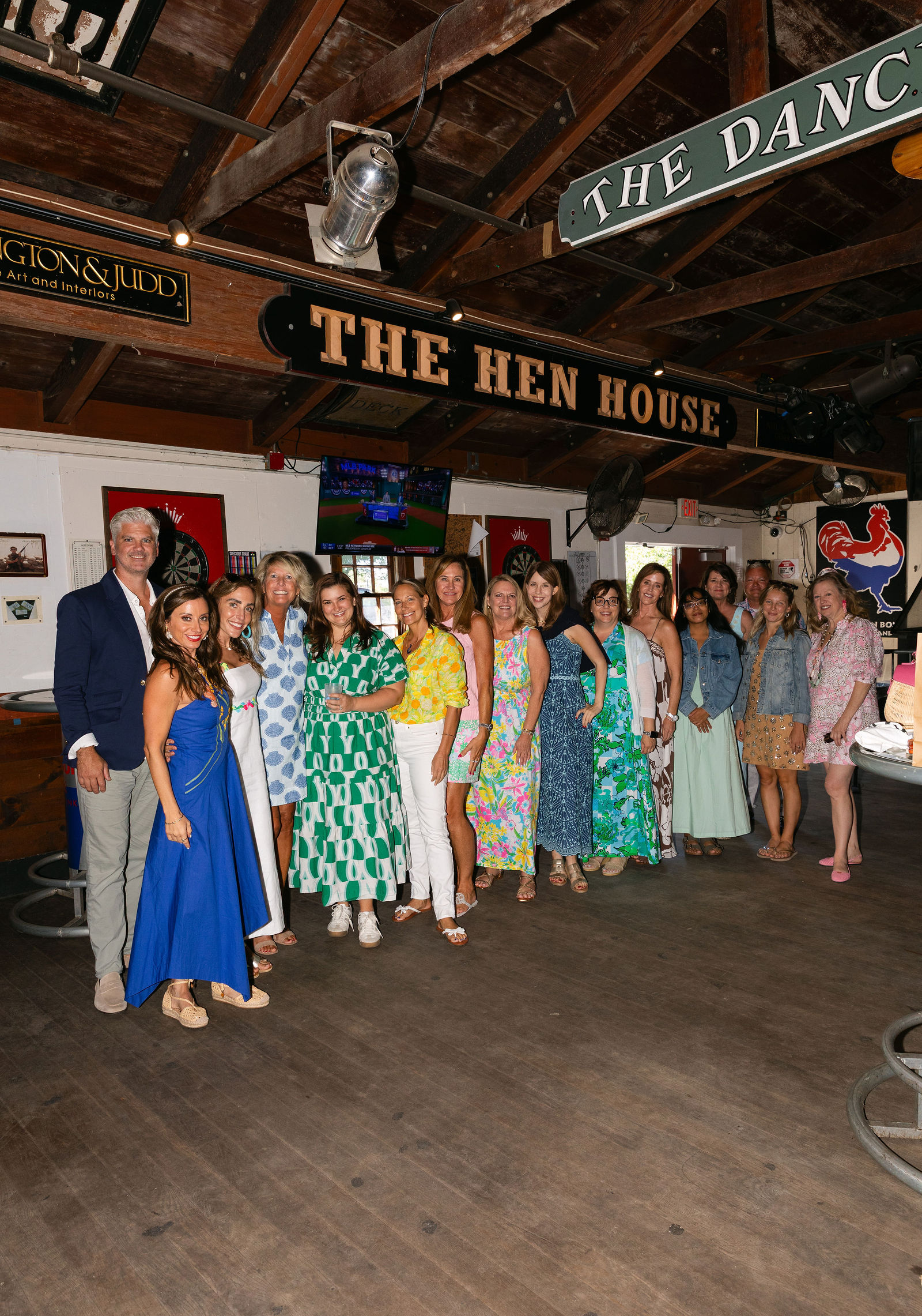 The group at The Hen House