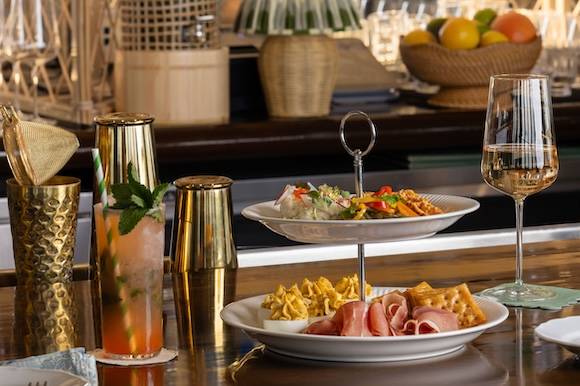 Cocktails and small plates at the bar at The Dunlin