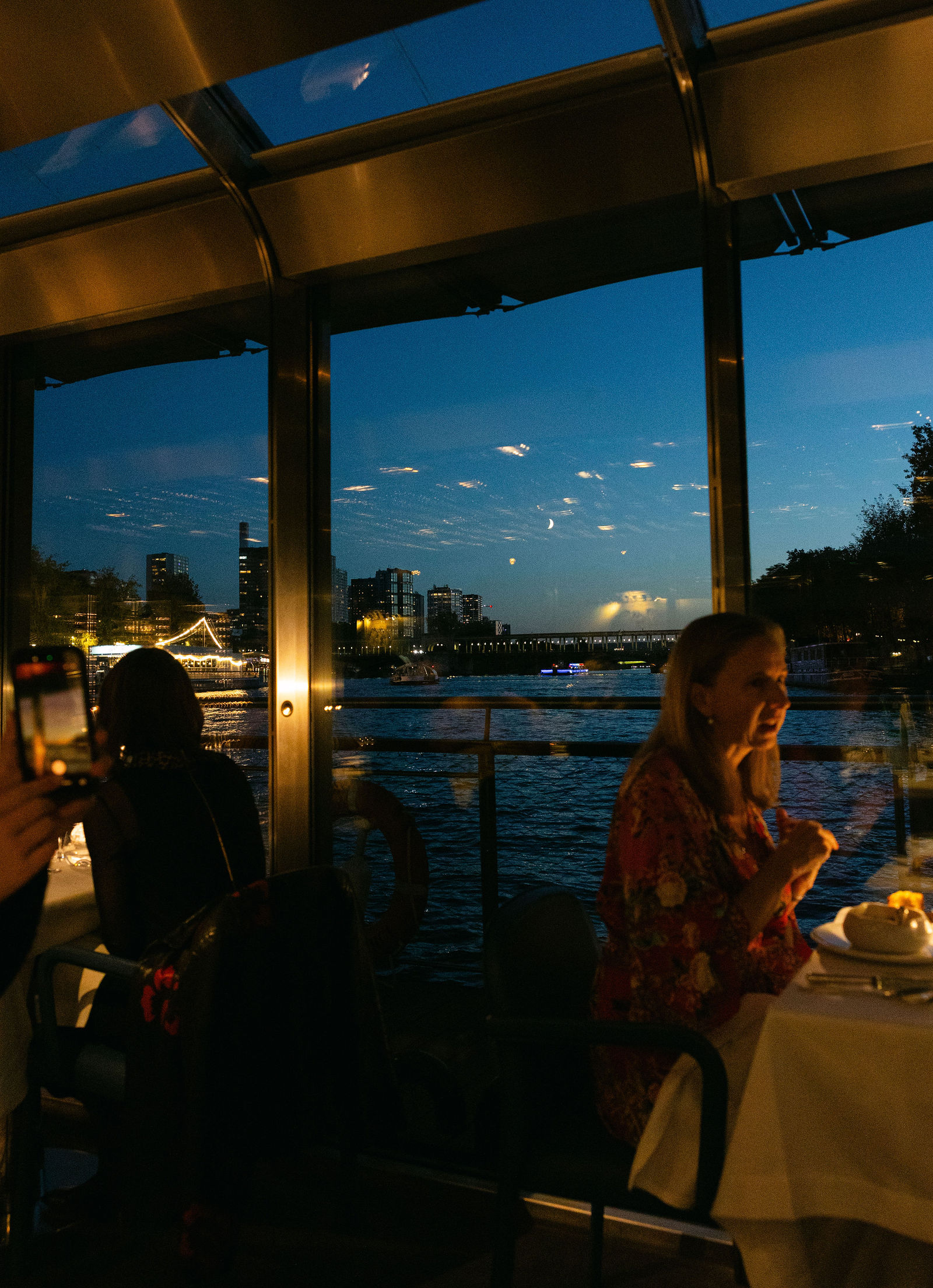 Dinner on the Seine in Paris
