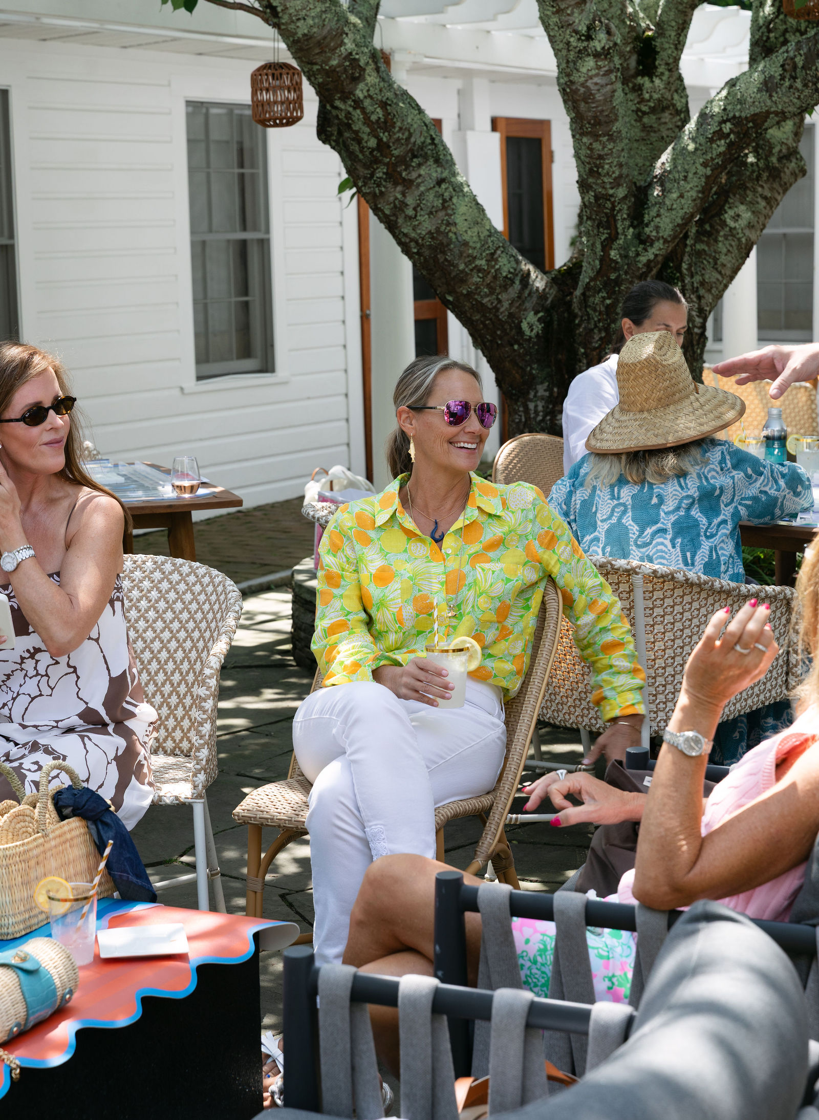 Guests in conversation