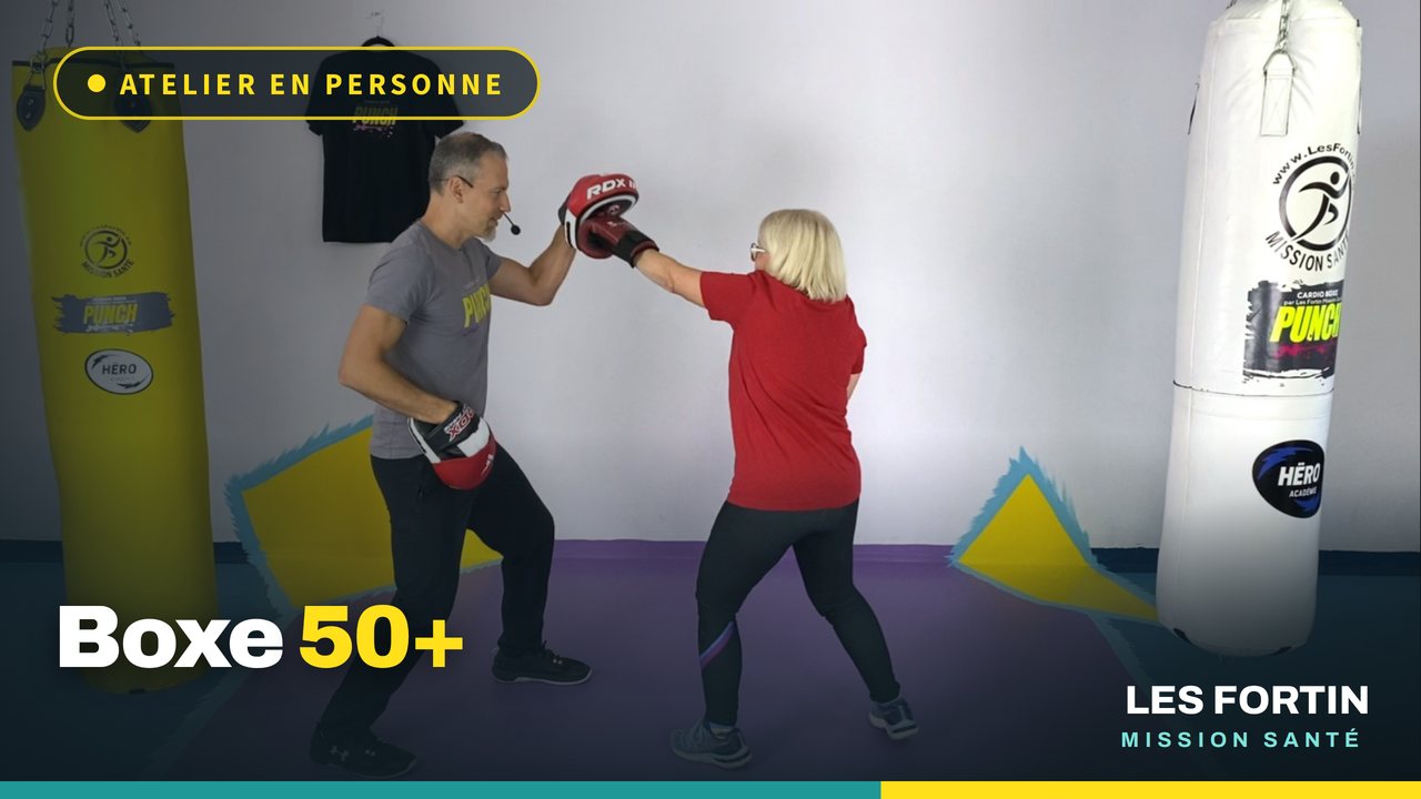 Atelier de boxe 50+ pour débutants