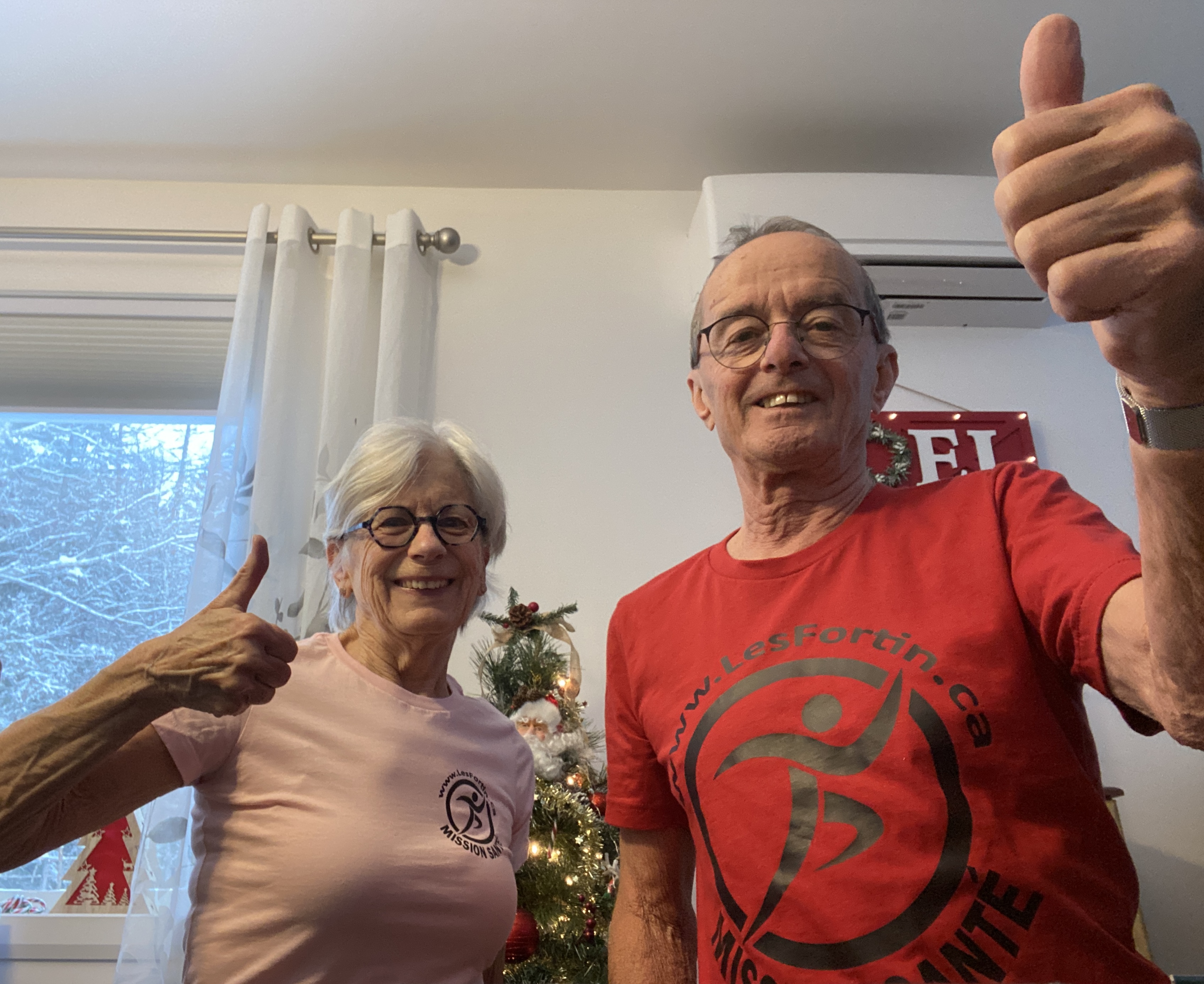 Michel Lemay et Monique Charbonneau, membres de l'Univers Tonus