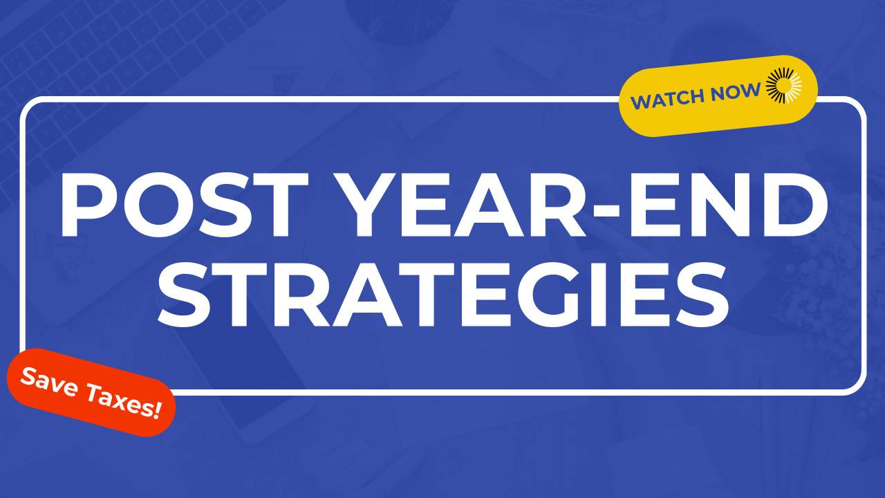 How Can I Lower My Tax Bill After YearEnd?