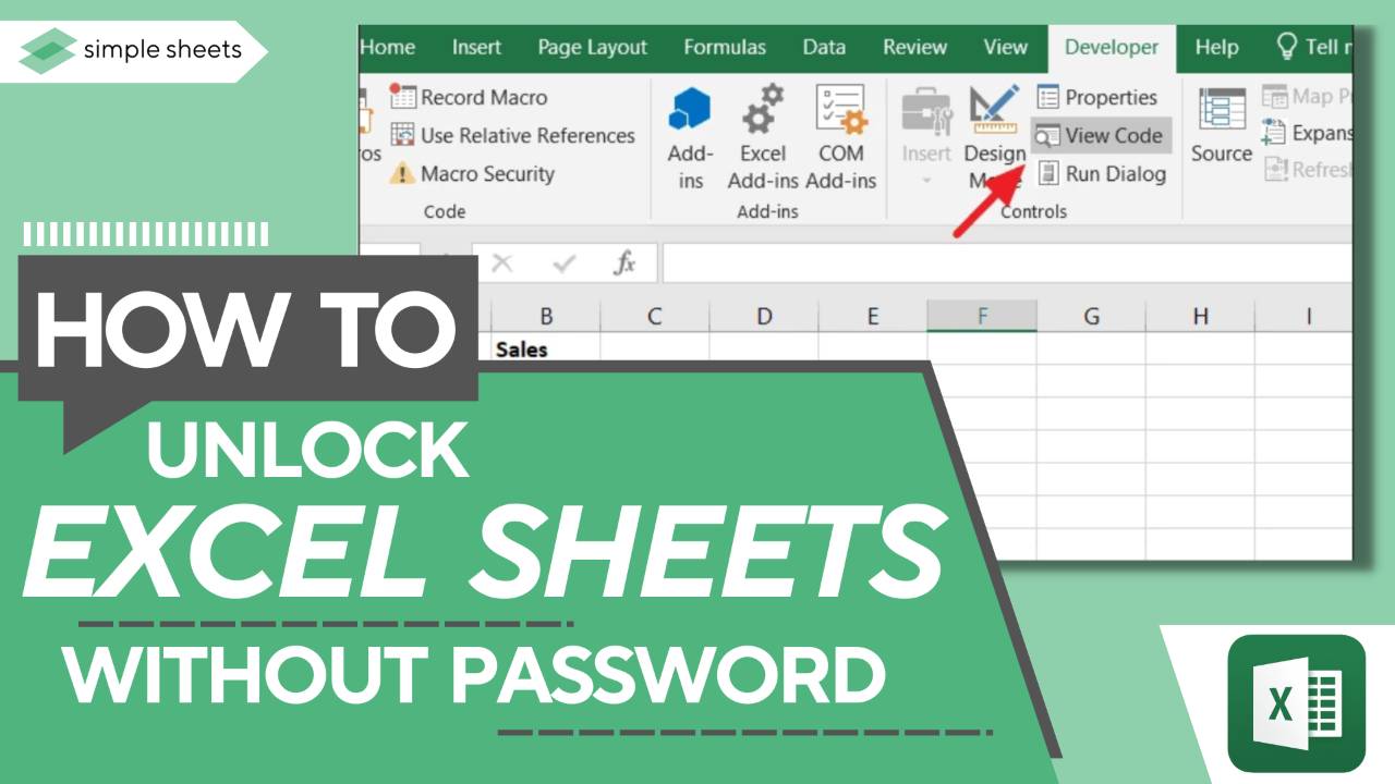 Quick Guide How To Unlock Excel Sheet Without Password 0914