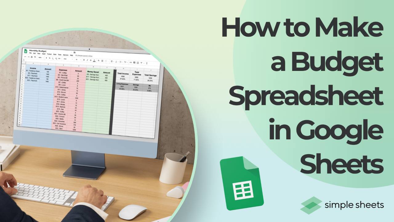 How To Create a Budget Spreadsheet in Google Sheets