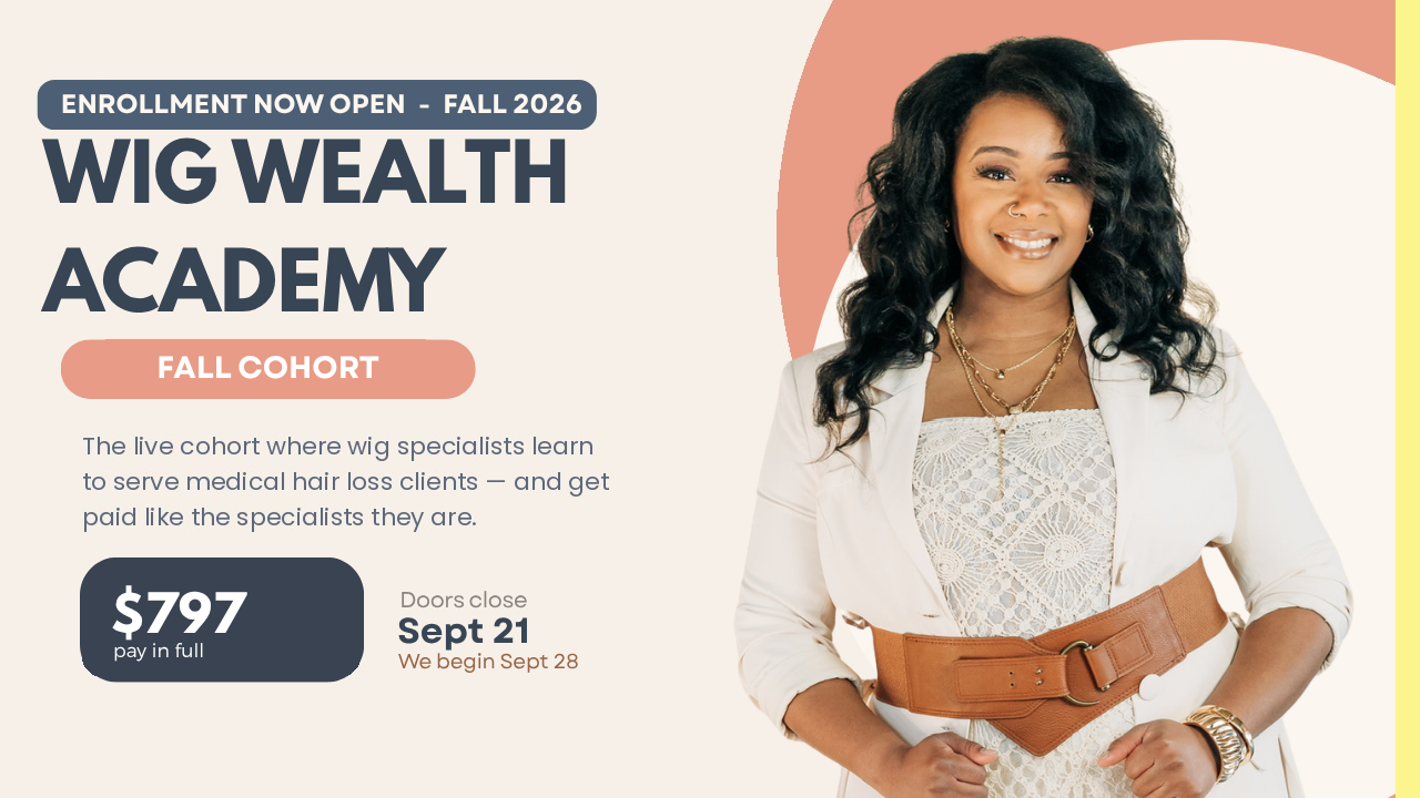 Wig Wealth Academy Fall Cohort — $797, begins September 28
