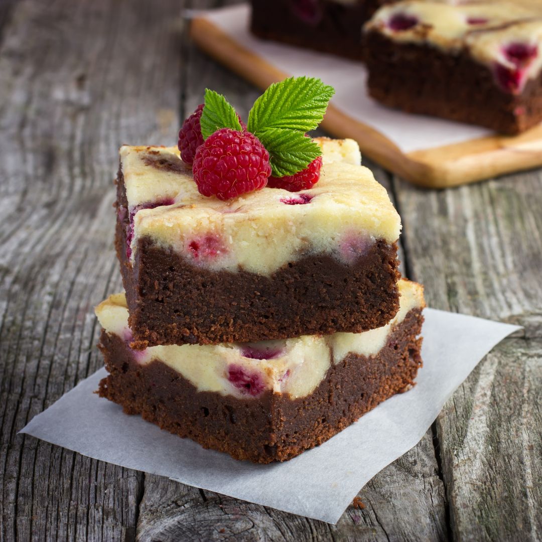 Raspberry cheesecake brownies