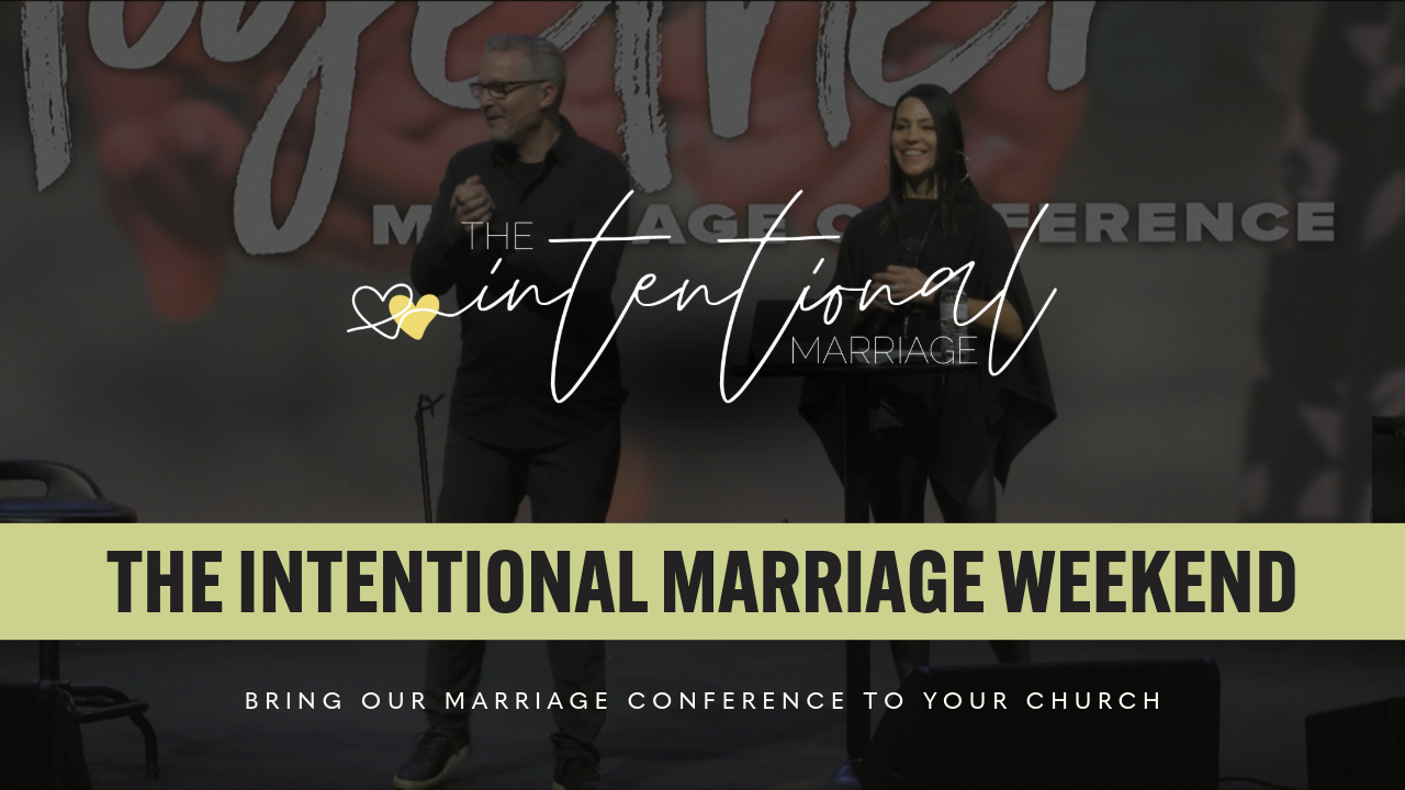 Bryan and Stephanie Vignery presenting an Intentional Marriage conference