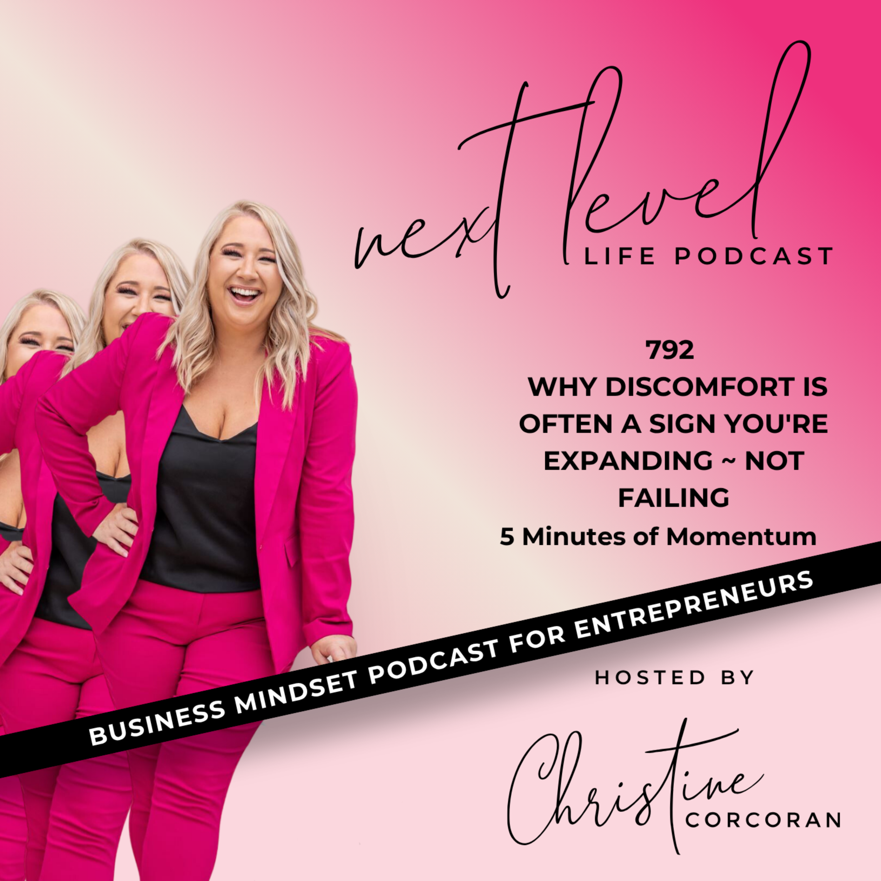 792 - Why discomfort is often a sign you're expanding—not failing episode artwork