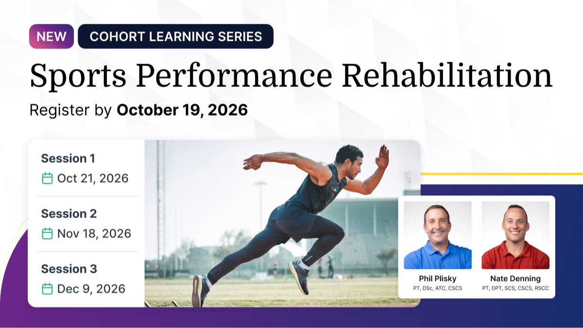 Sports Performance Rehabilitation