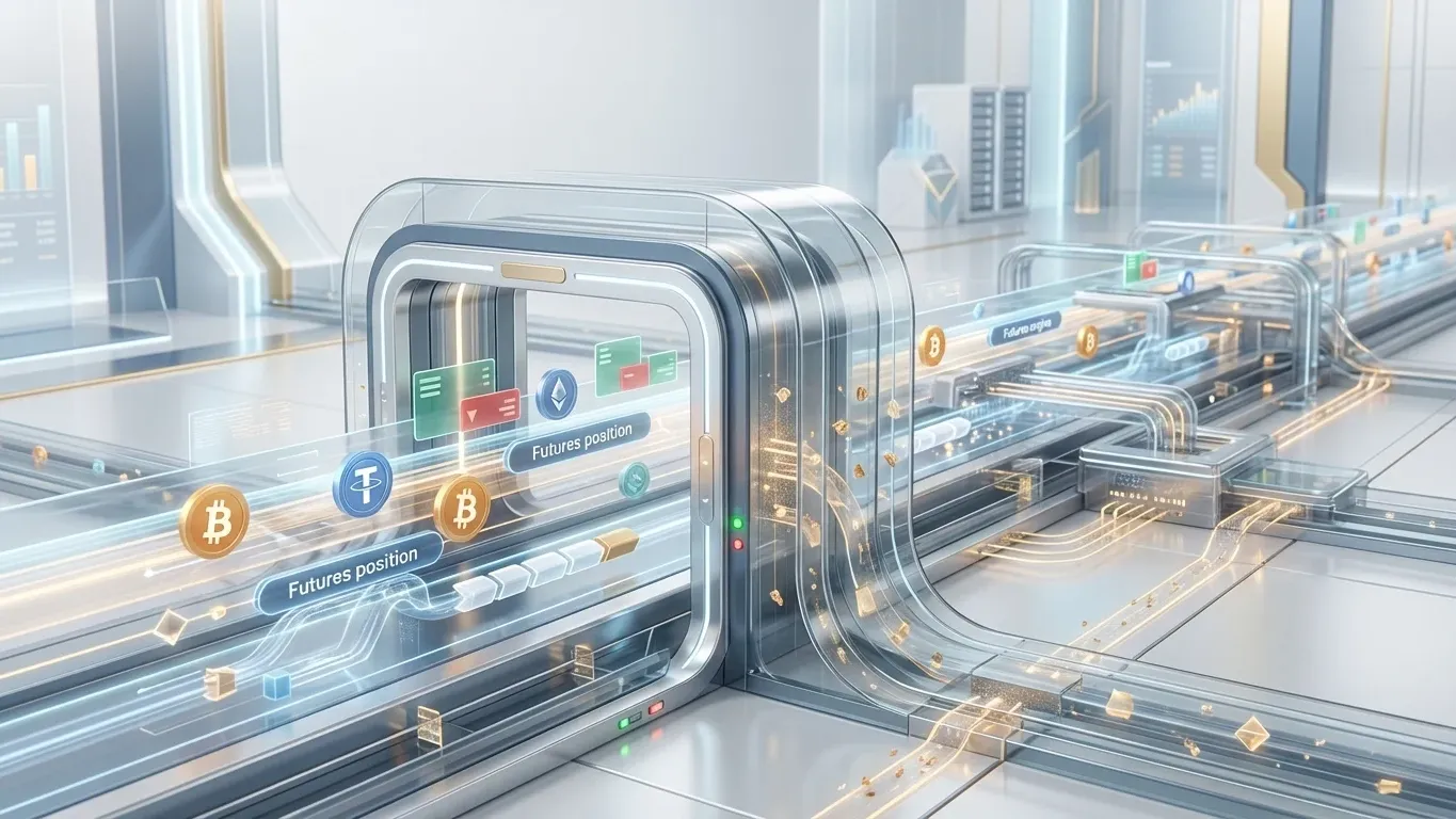Conceptual illustration of a crypto exchange trading system showing hidden costs like trading fees, funding rates, and withdrawal fees accumulating across transactions