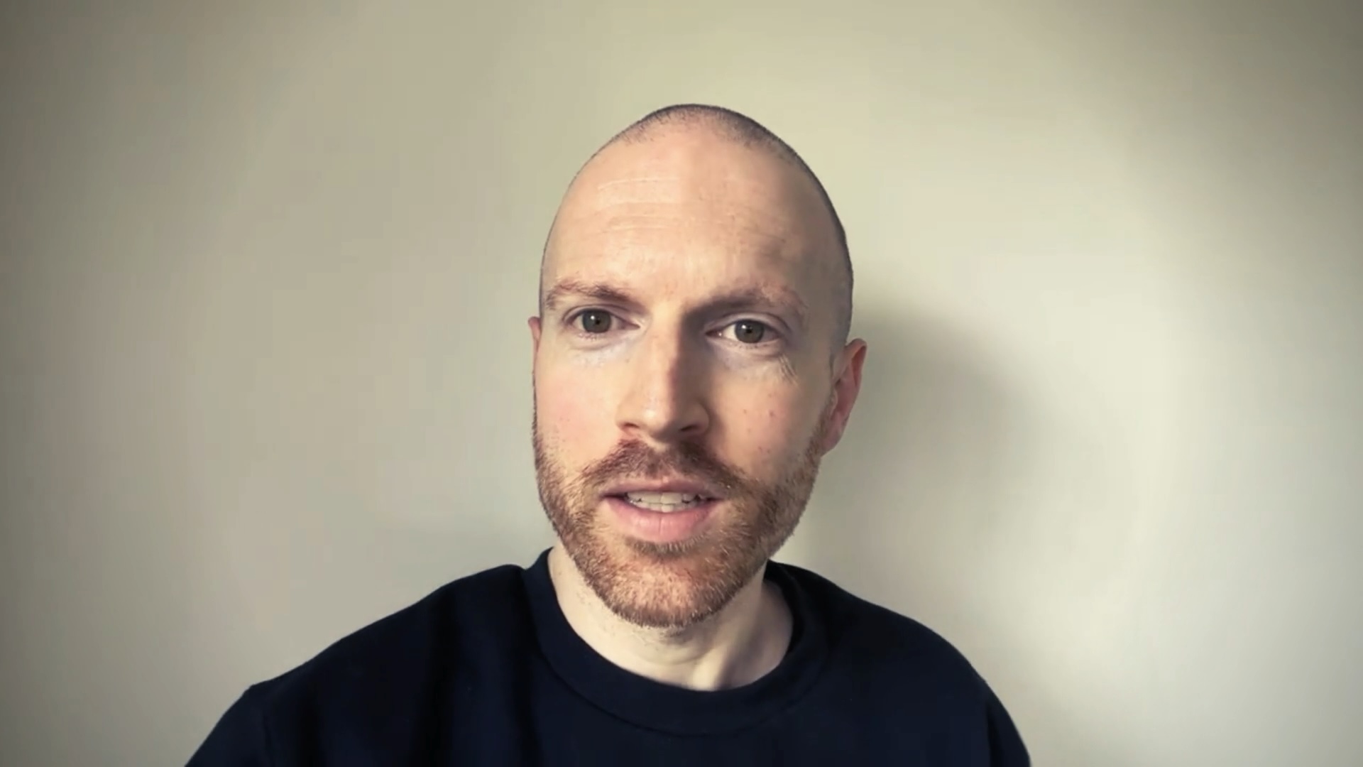 Byron Trzeciak on a webcam before the Desktop Studio