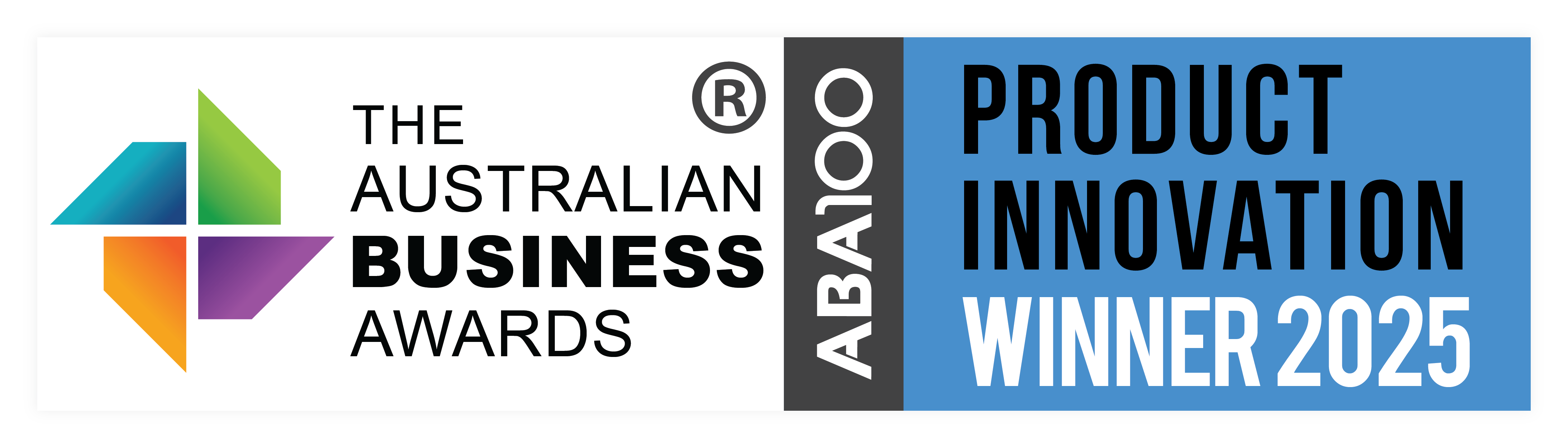 ABA100 Winner, Product Innovation, Australian Business Awards 2025