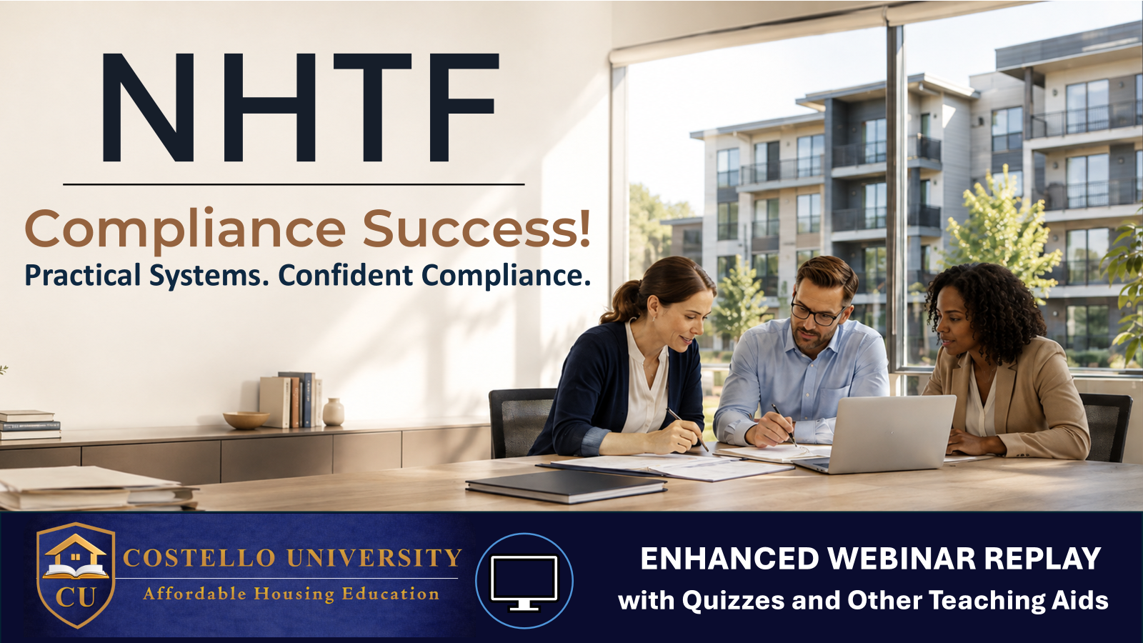 NHTF Compliance Success! on-demand webinar replay
