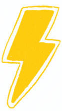 Lightning-bolt aha moment animated — for neurodivergent people who struggle to articulate their thinking