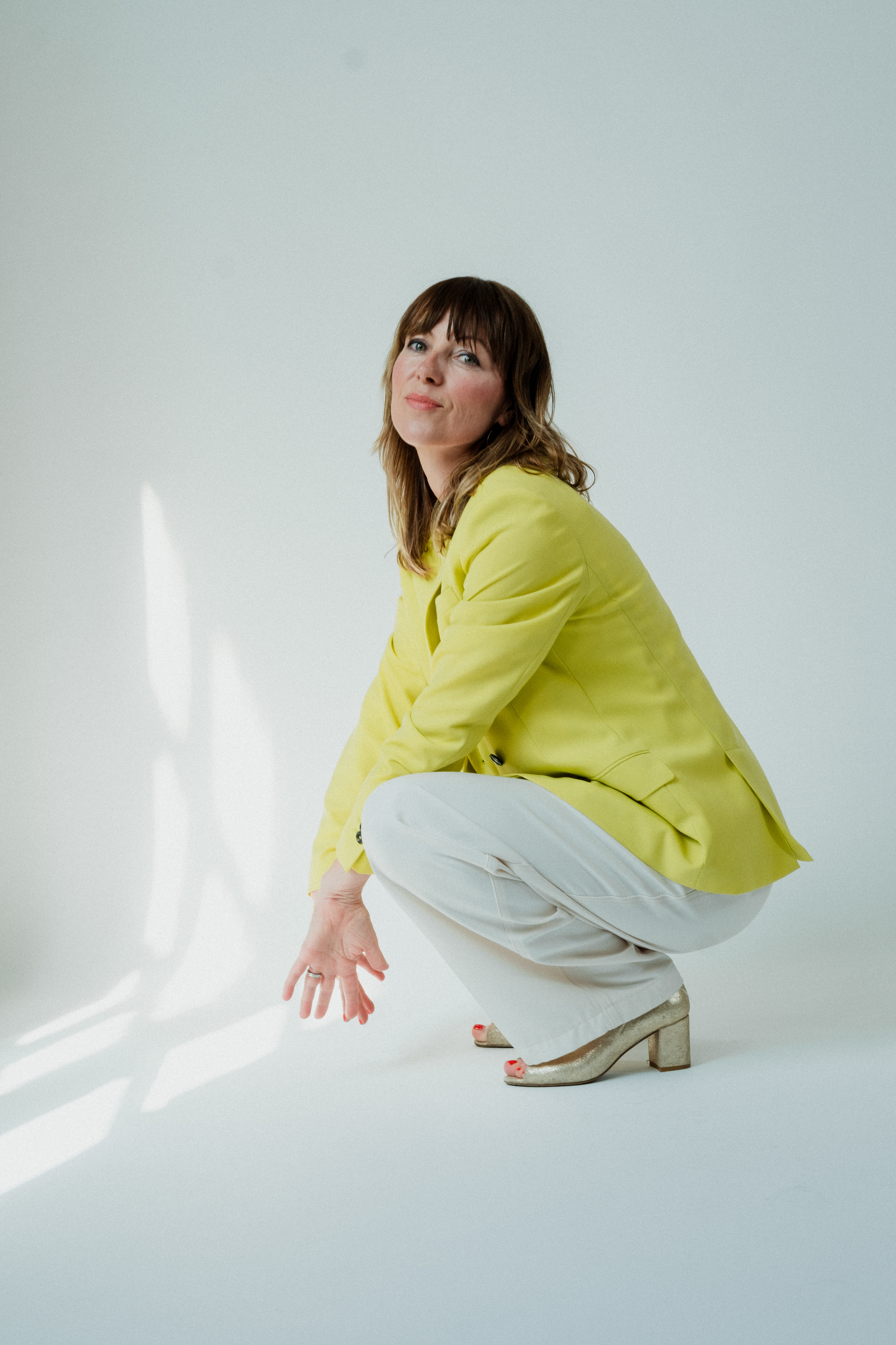Colette McBeth crouching