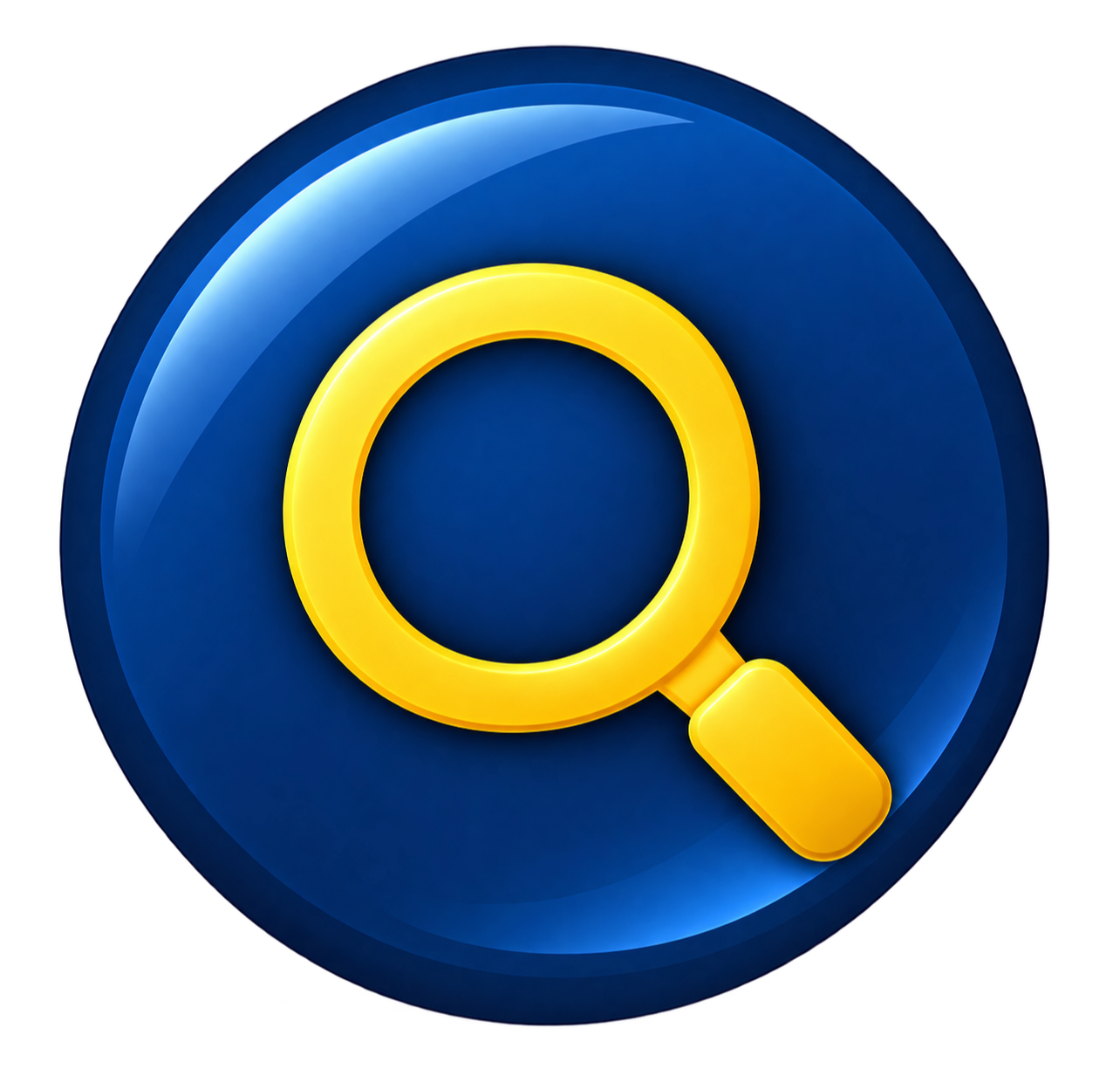 Magnifying glass icon representing grant funding research