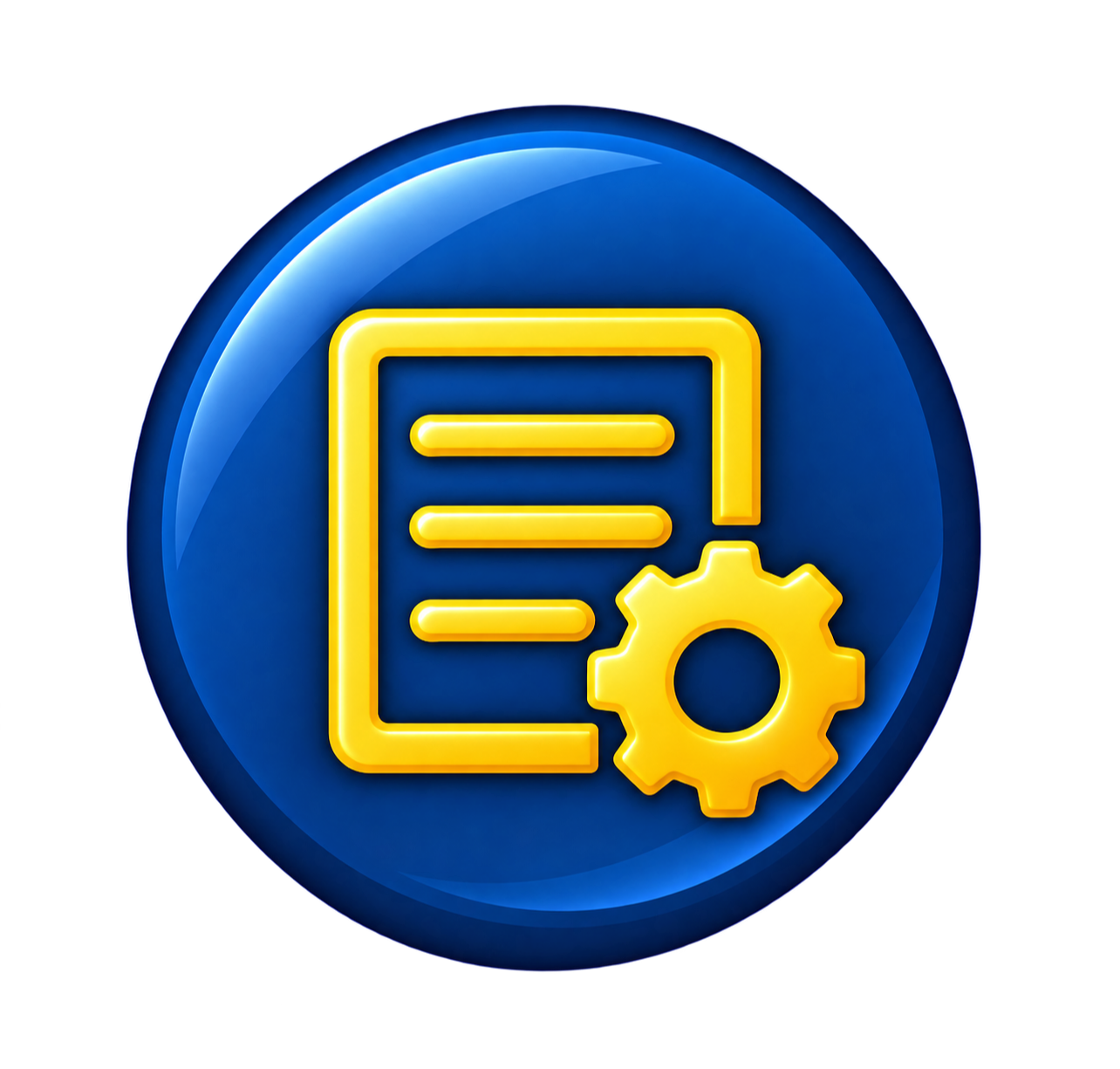 Document and gear icon representing practical grant-development tools and templates