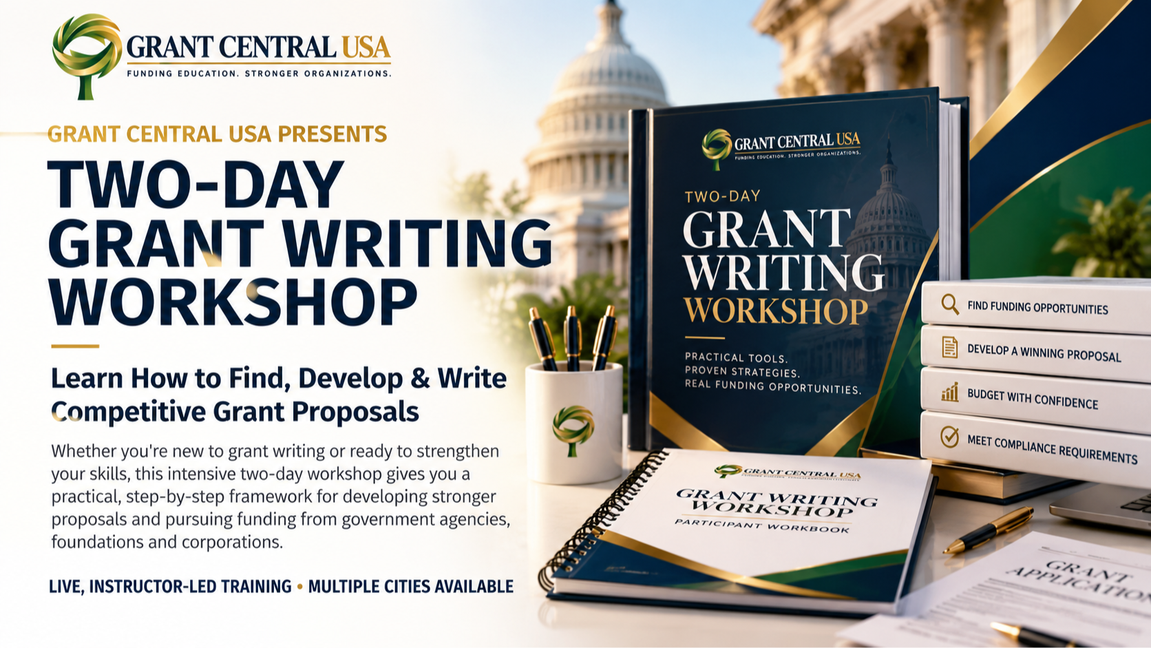Grant Central USA Two-Day Grant Writing Workshop training program