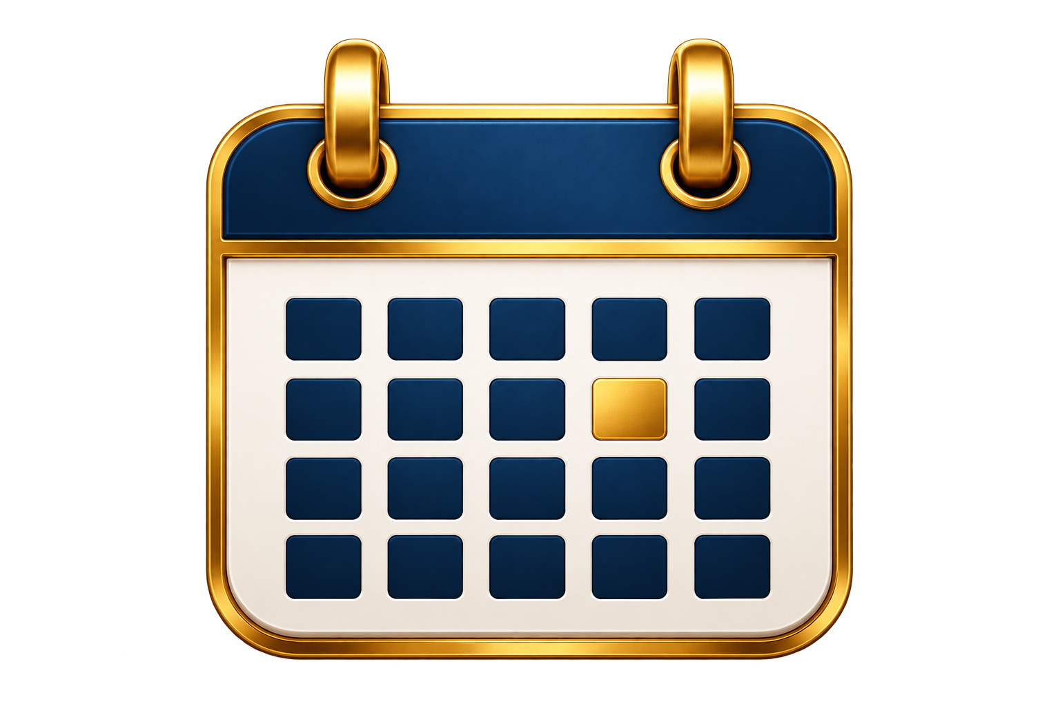 Calendar icon representing upcoming Grant Central USA workshop dates.