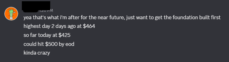 $464 and $425 days back to back