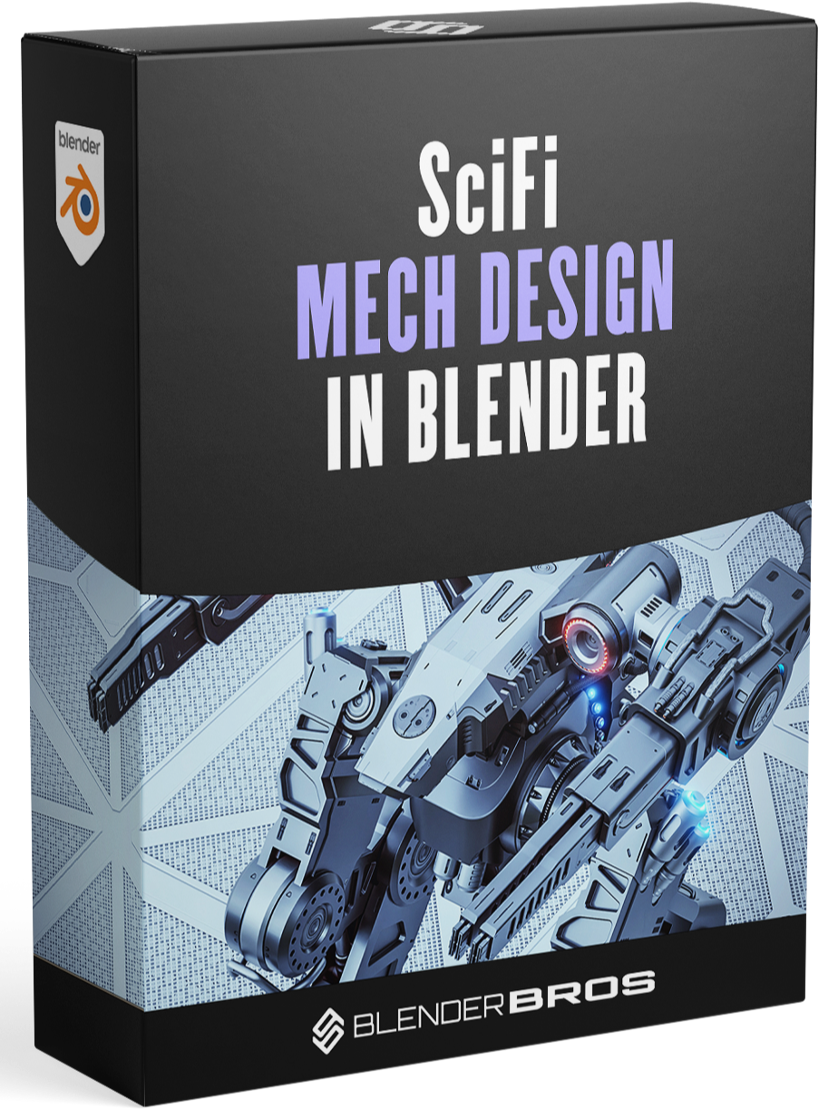 SciFi Mech Design in Blender