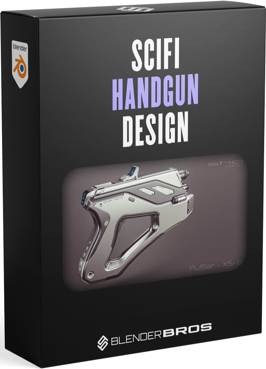 SciFi Handgun Design