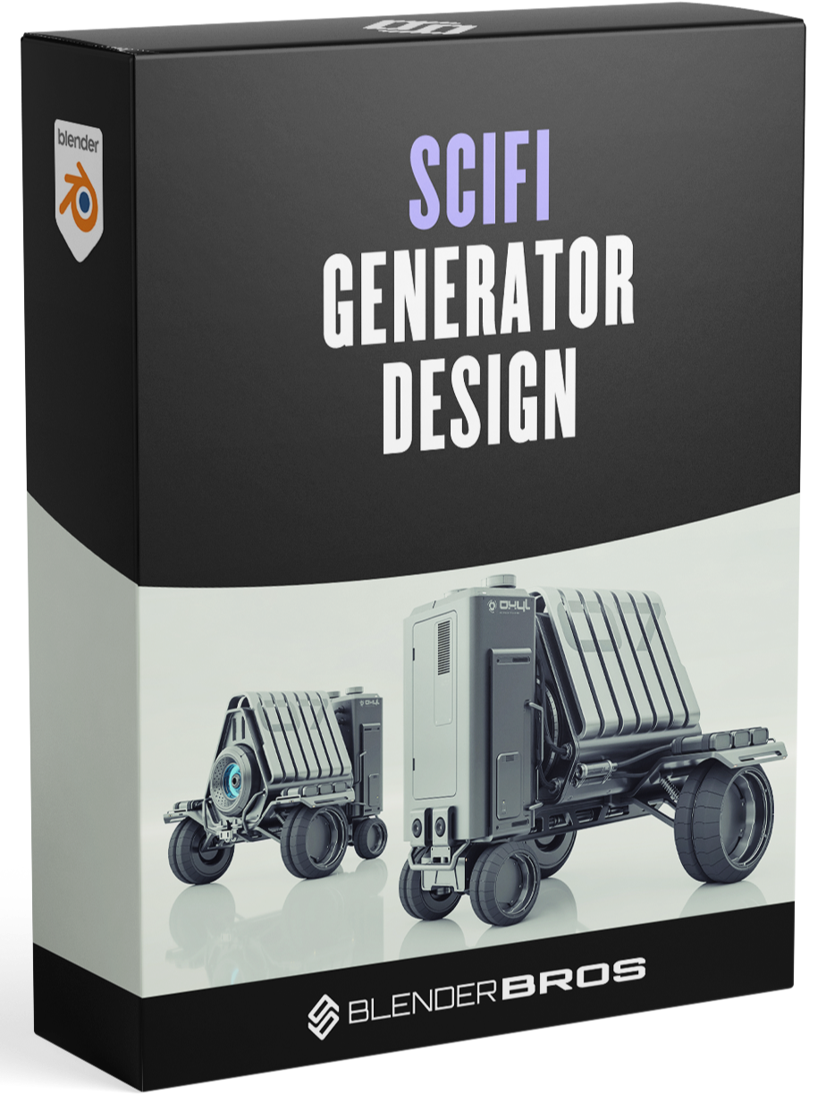 SciFi Generator Design in Blender