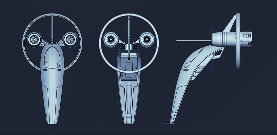 Sci-Fi Recon Ship